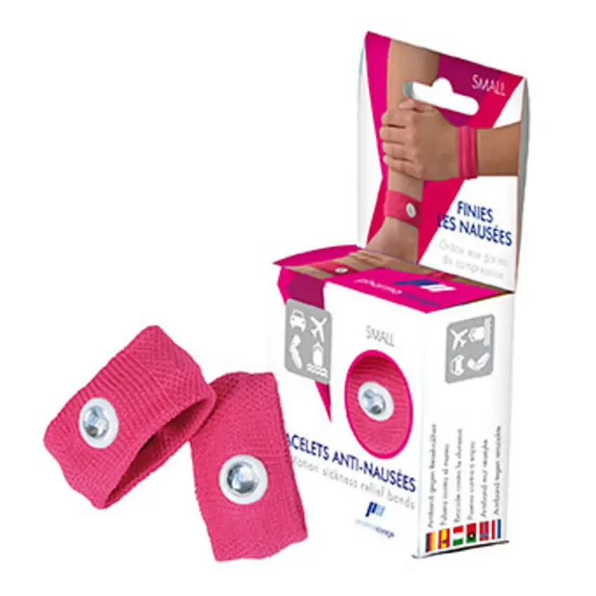 Pharmavoyage Bracelets Anti-nausées Rose Small