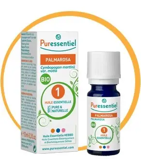 PALMAROSA Huile Essentielle BIO (10 ml) Puressentiel