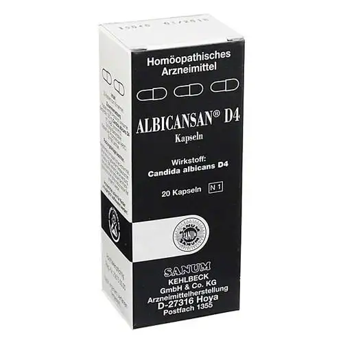 Sanum Albicansan D4 Complément Alimentaire 20 Gélules