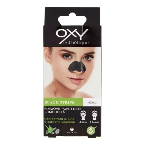 Rayures Noires Visage Oxy Esthétique 8 Patchs