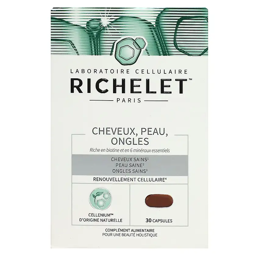 Richelet Cheveux/Peau/Ongle Cpr 30