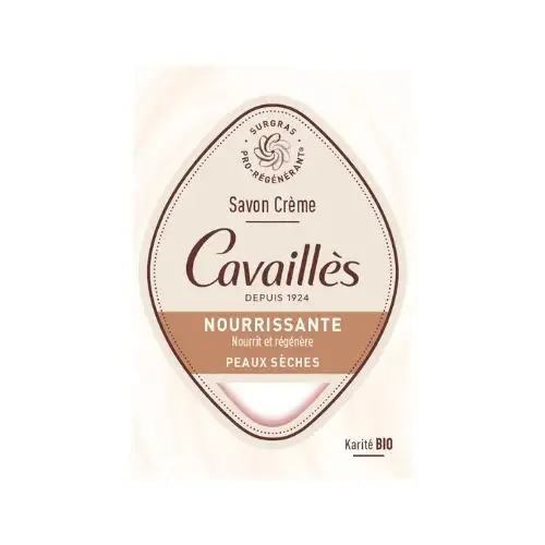 CAVAILLES - Savon Crème Nourrissant  Karité Bio - 100g