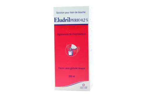 ELUDRIL PERIO 0,2% Solution pour bain de bouche 200 ml