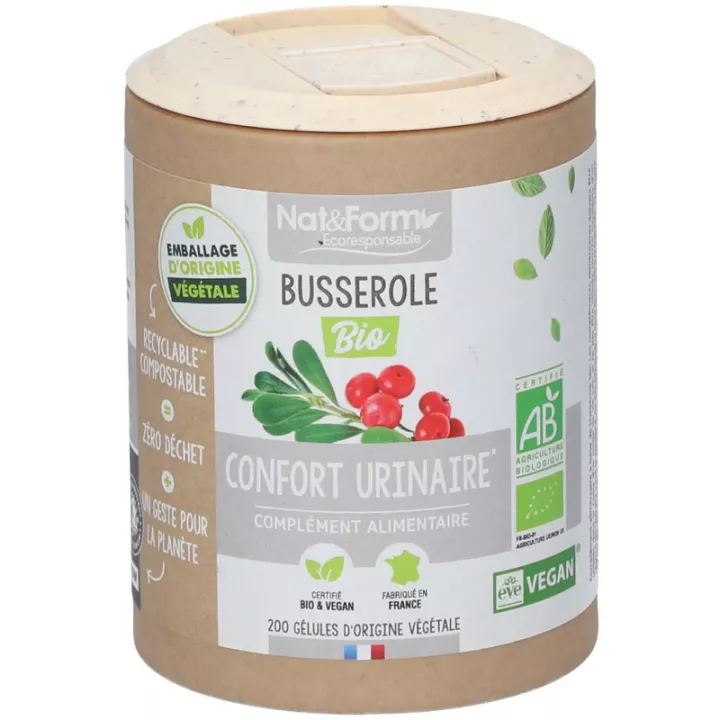 Nat & Form Busserole Bio 200 Gélules Végétales