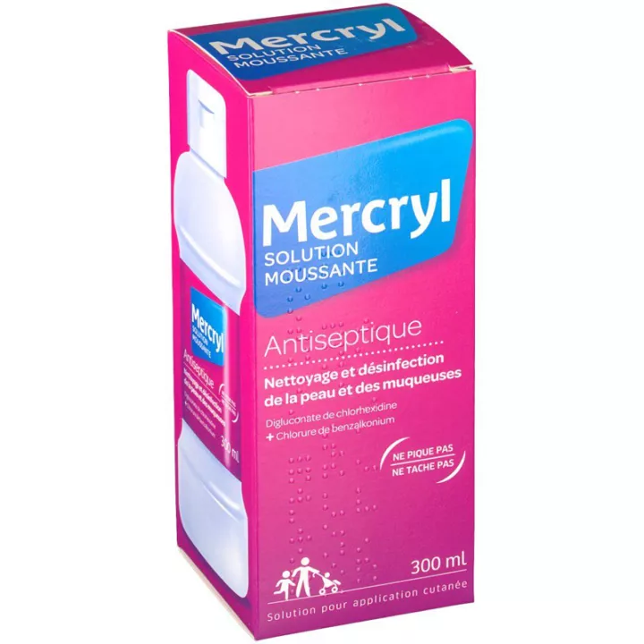 Mercryl Solution Moussante flacon 300 ml