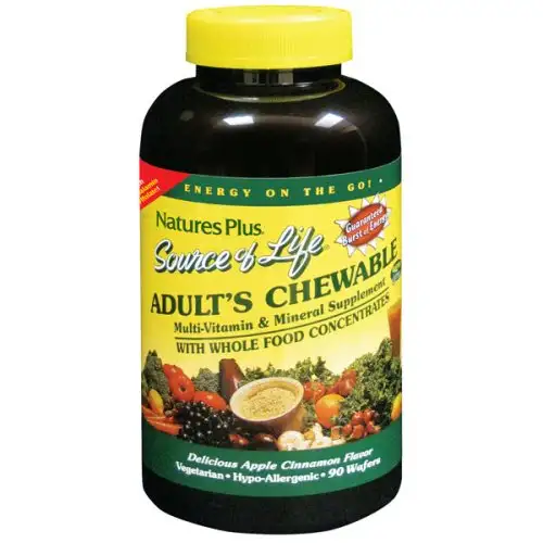 Nature's Plus Source Of Life Complément alimentaire à croquer pour adultes