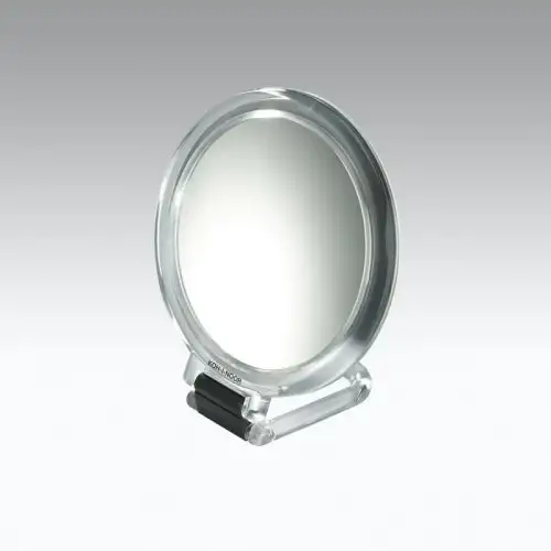 Miroir à bord transparent Koh-I-Noor avec poignée pliante 387T-6