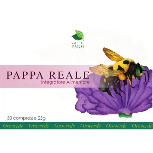 Natural Farm Gelée Royale Complément Alimentaire 50 Comprimés à Croquer 25g