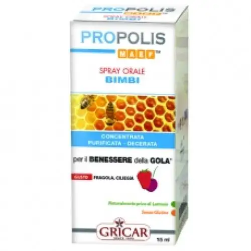 Gricar Propolis Spray Buccal Enfants Complément Alimentaire 15 ml