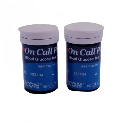 Bandelettes de test Acon On Call pour glucomètre 25 bandelettes