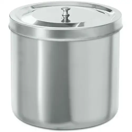Vase de Sécurité PortaCotone Accessoire Pour Laboratoire 12x12cm