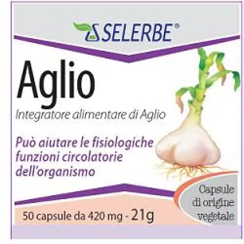 Selerbe Extrait Sec d'Ail Complément Alimentaire Titré 50 Gélules