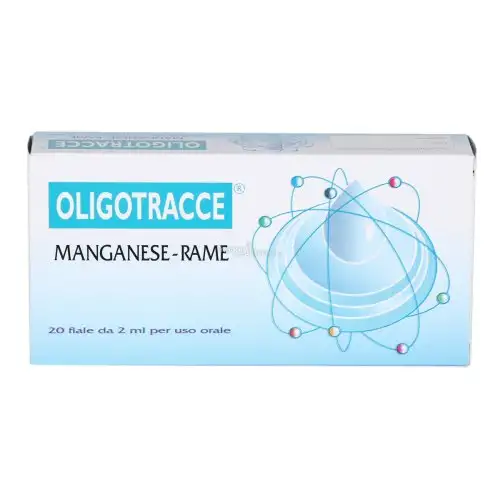 La Torre Oligotracce Manganèse-Cuivre Complément Alimentaire 20x2 ml