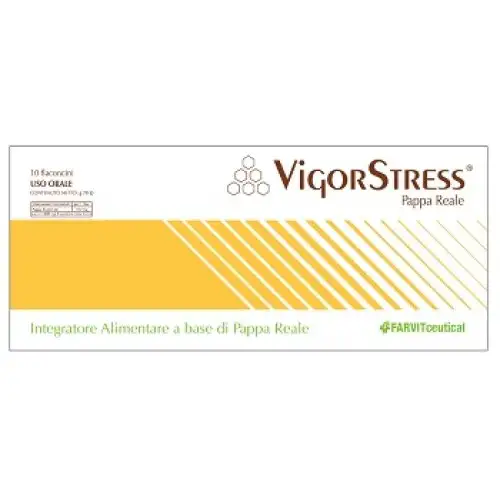 Farvit Vigorstress Gelée Royale 10 Flacons De 10 ml