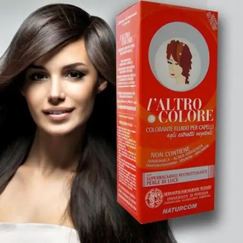 L'Altro Colore Teintes Naturelles Sans Ammoniaque et Eau Oxygénée Brun Noir Teinte 1/0