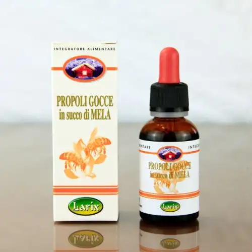 Gouttes de Propolis dans le Jus de Pomme Complément Alimentaire 30ml