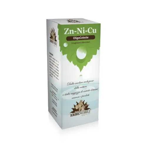 Erbenobili Oligoceleste Zinc Nickel Cuivre Complément Alimentaire 50 ml