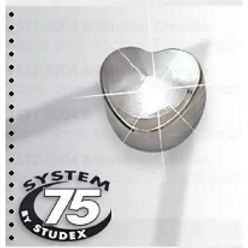 System75 Acier Coeur 4mm 2 Pièces