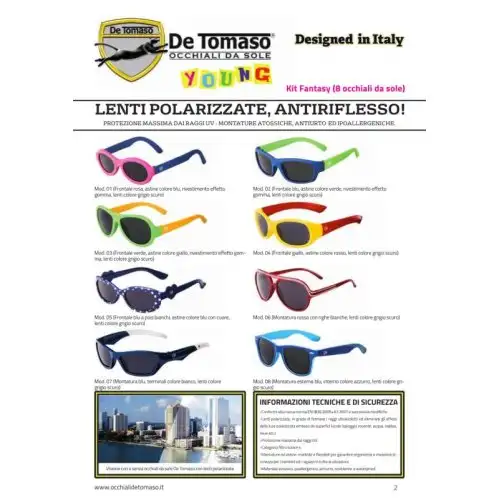 De Tomaso Lunettes pour Jeunes Enfants Fantasy Motifs Assortis