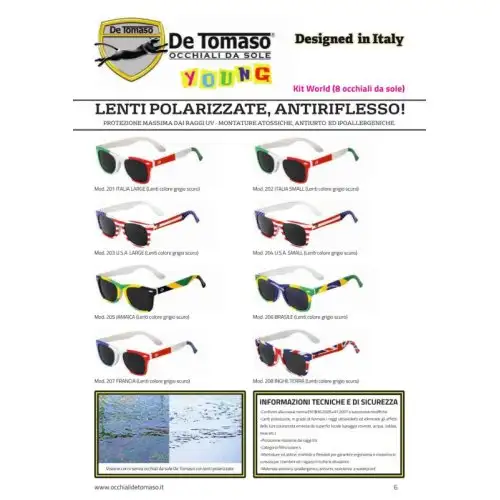 De Tomaso Lunettes pour jeunes enfants assorties Fantasy World