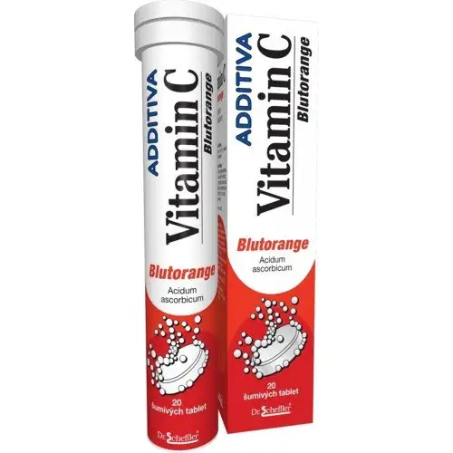 Additif Vitamine C Orange Sanguine Complément Alimentaire 20 Comprimés