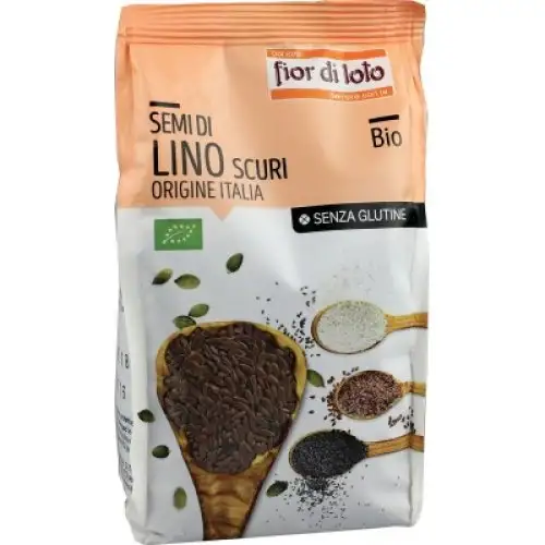 Fior di Loto Graines de Lin Bio Moulues 200g