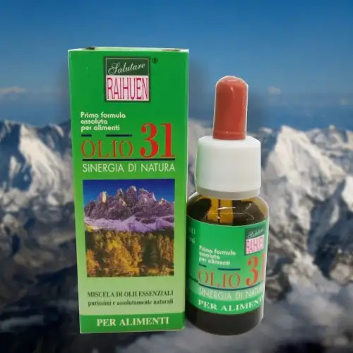 Mélange d'huiles 31 herbes de qualité alimentaire 15 ml