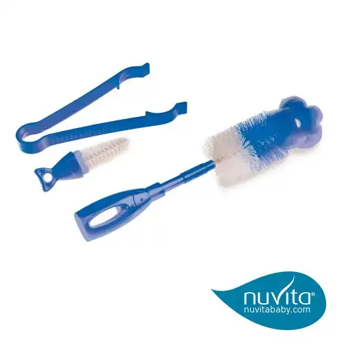 Nuvita Bottle Cleaner 3 en 1 Bleu