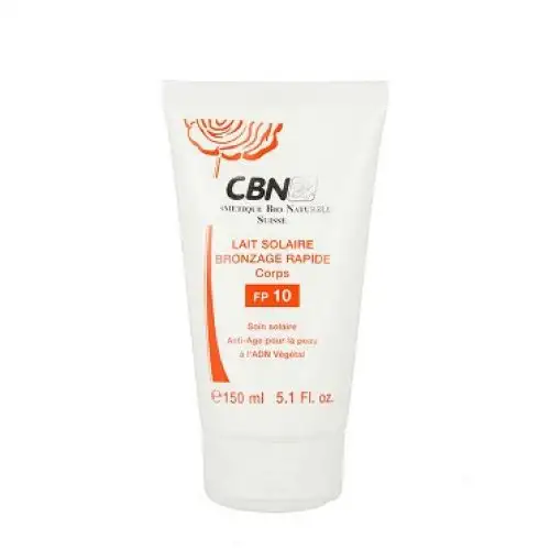 CBN Lait Solaire Bronzage Rapide Basse Protection FP10 150ml