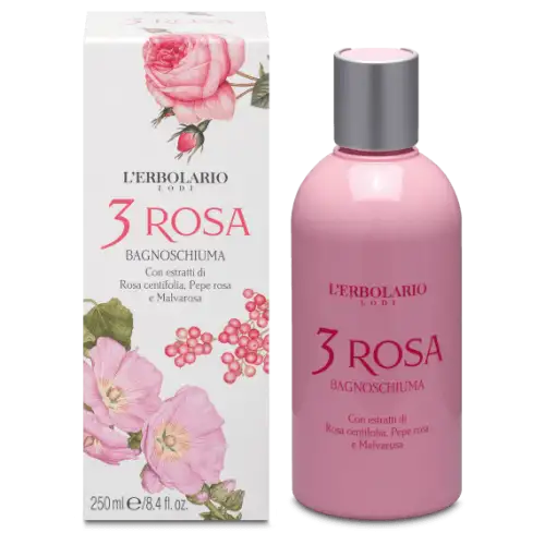 L'Erbolario 3 Rosa Bain Moussant 250ml