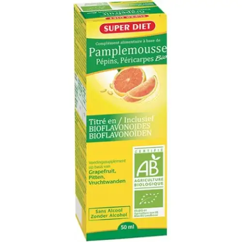 Super Diet Pépins de Pamplemousse Bio Sans Alcool 50 ml