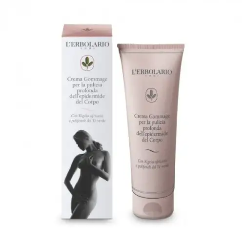 L'Erbolario Crème Gommante pour un Nettoyage en Profondeur de la Peau du Corps 250 ml
