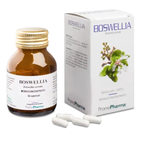 PromoPharma Boswellia Monoconcentrato Complément Alimentaire Sans Gluten 50 Gélules