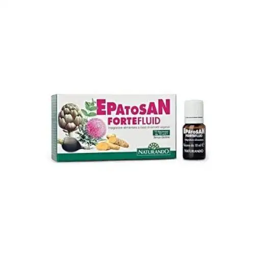 Naturando Epatosan Forte Complément Alimentaire Fluide 10 Ampoules