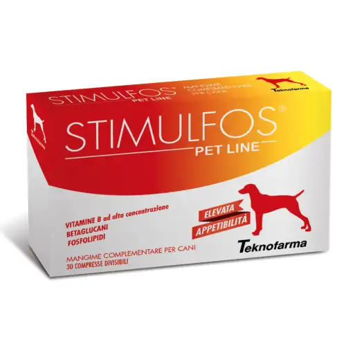 Teknofarma Stimulfos Pet Line Canne 30 Comprimés