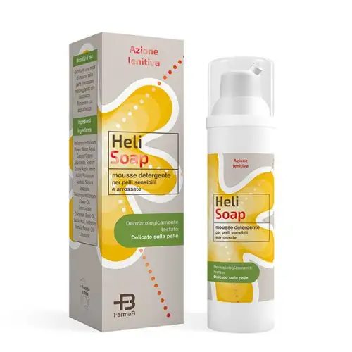 Heli Soap Mousse Nettoyante Peaux Sensibles et Rougies 50 ml