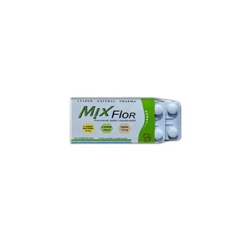 Leader Natural Pharma Mixflor Ferments Lactiques à Croquer 20 Comprimés