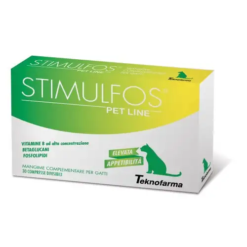 Teknofarma Stimulfos Complément Alimentaire Pour Chats 30 Comprimés