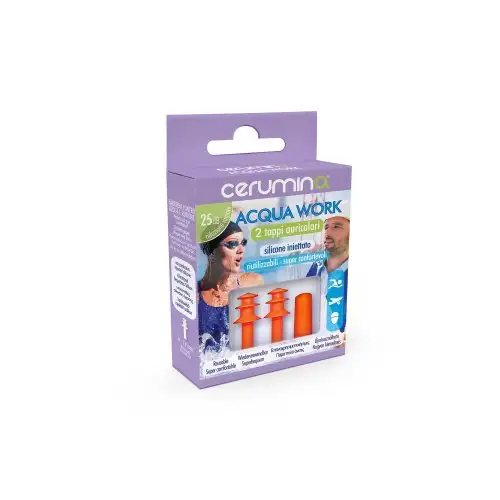 Bouchons d'oreille Cerumina® Acqua Work 2 pièces