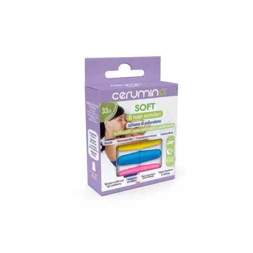 Bouchons d'oreille souples Cerumina® 8 pièces