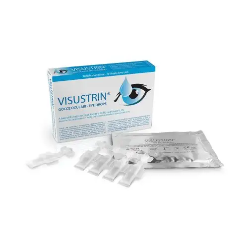 Visustrin® Collyre à base d'extrait sec de périlla et d'hyaluronate de sodium 10 Ampoules Unidoses De 0,5 ml