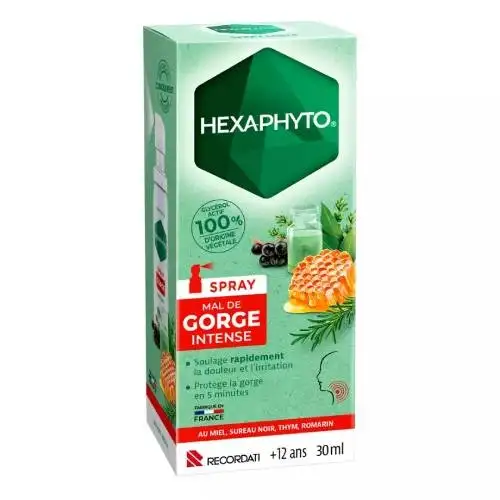 HEXAPHYTO - Spray Mal de Gorge Intense - 30ml