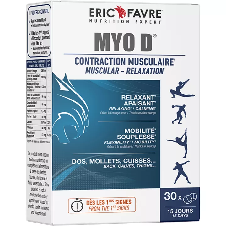 Eric Favre Myo D Contraction Musculaire 30 Comprimés