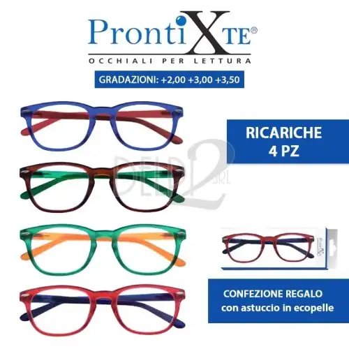Prontixte Recharges Lunettes Twins +1.5 4 Pièces