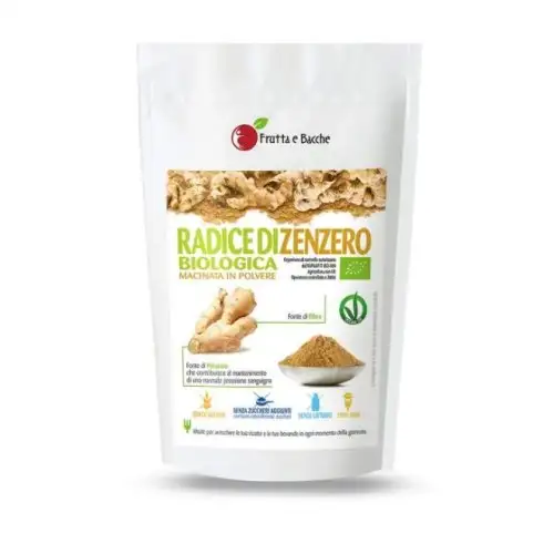 Complément Alimentaire Poudre De Racine De Gingembre Bio Aux Fruits Et Baies 60g
