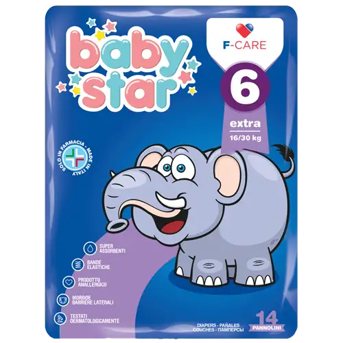 Baby Star Couches 6 Extra 16-30kg 14 Pièces