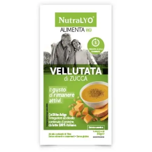 NutralYO AlimentaPiù Complément alimentaire crémeux protéiné à la citrouille 35g