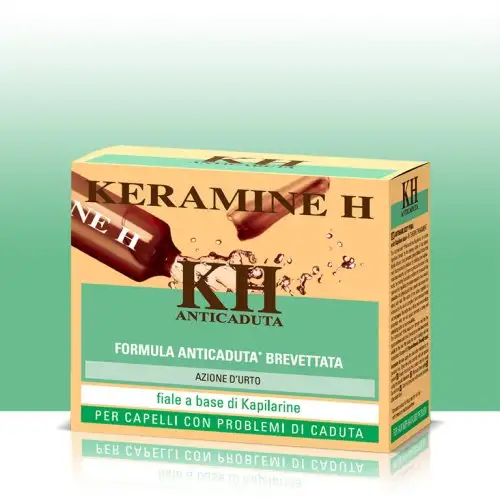 Keramine H Shampooing Anti Cad + 12 Ampoules Promo
