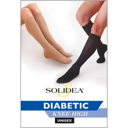 Solidea Diabetic Mi-Bas Blanc Mi-Bas Taille 3-L 1 Pièce