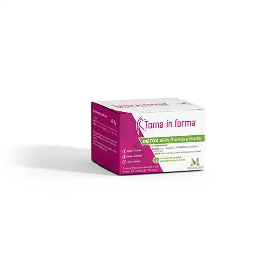 Back in Shape Detox Slim Complément Alimentaire Jour Et Nuit 60 Gélules